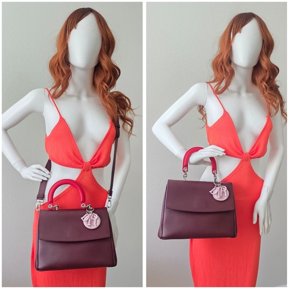 Auth Dior Be Dior White Satchel Bag - Picture 4 of 12